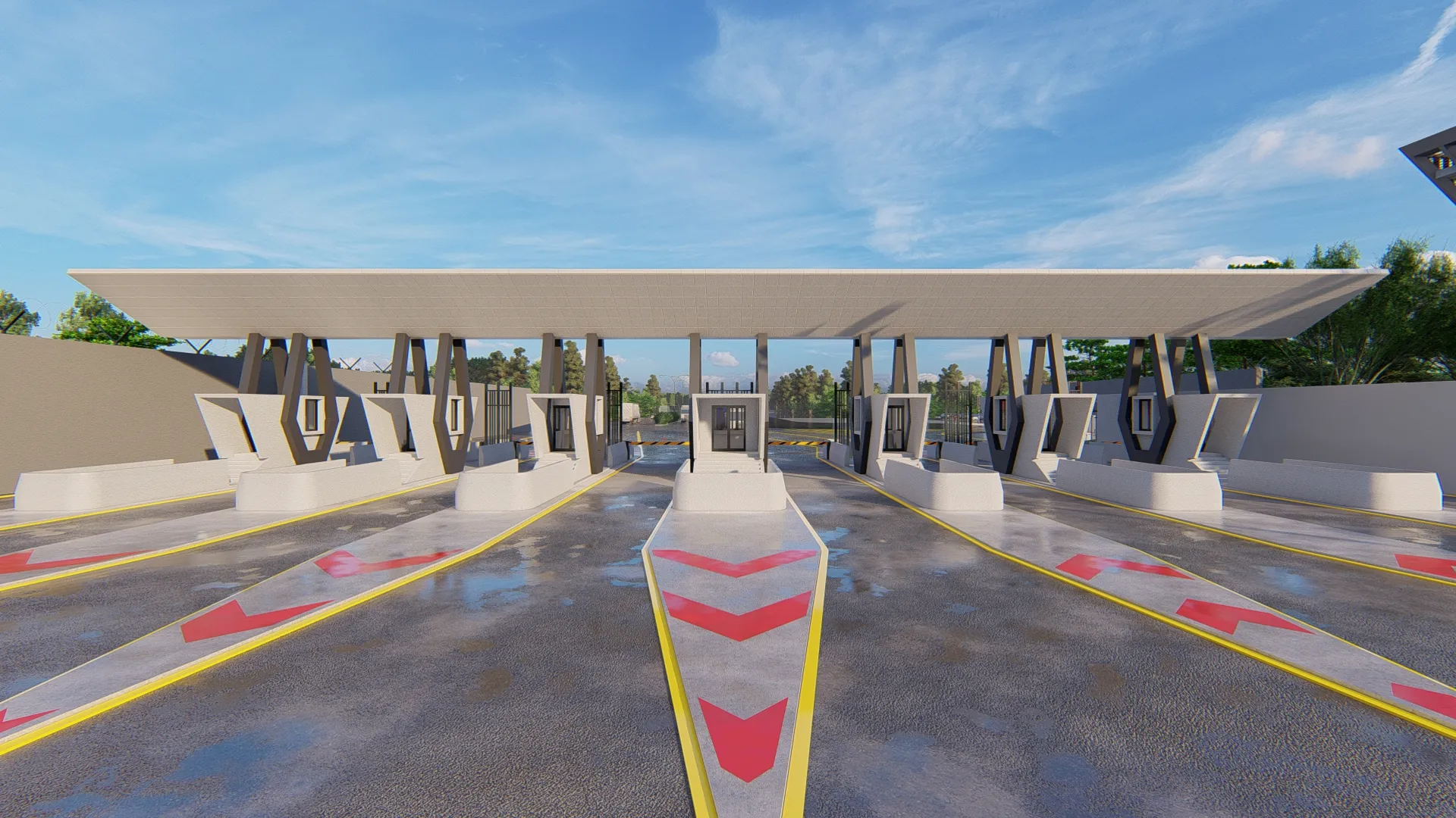 PAYRA SEA PORT – First Terminal Project – Gate Complex