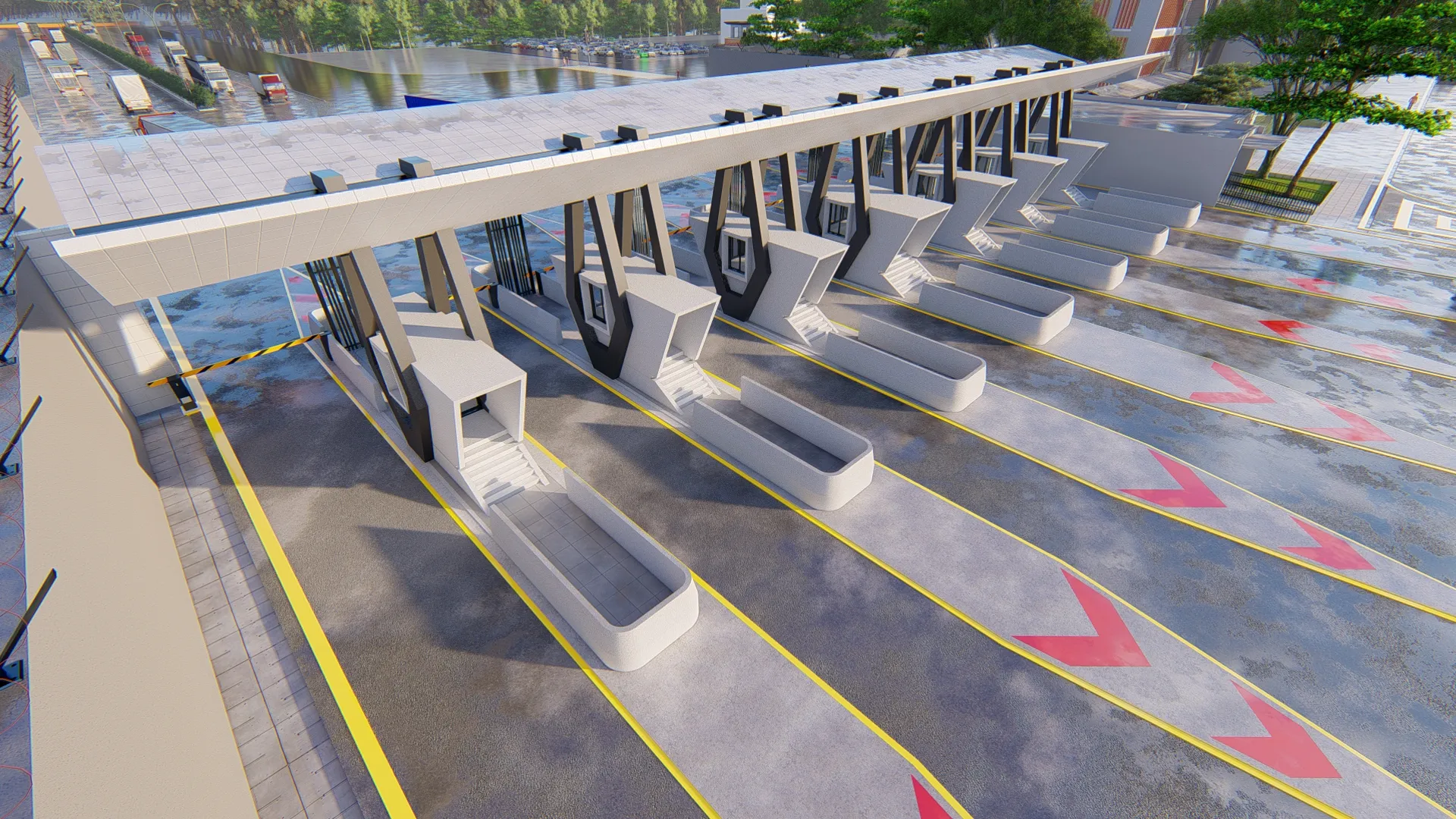 PAYRA SEA PORT – First Terminal Project – Gate Complex