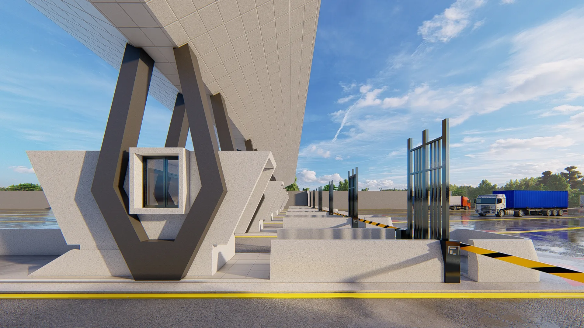 PAYRA SEA PORT – First Terminal Project – Gate Complex