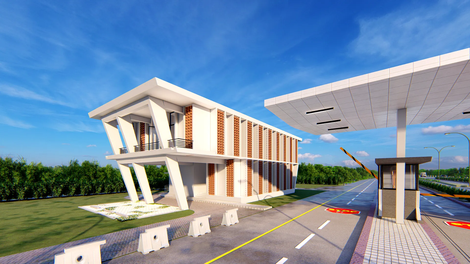 PAYRA SEA PORT – First Terminal Project – Toll Plaza + Toll Plaza Building