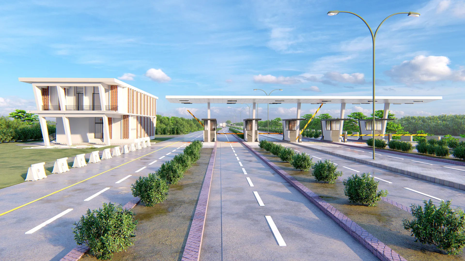 PAYRA SEA PORT – First Terminal Project – Toll Plaza + Toll Plaza Building