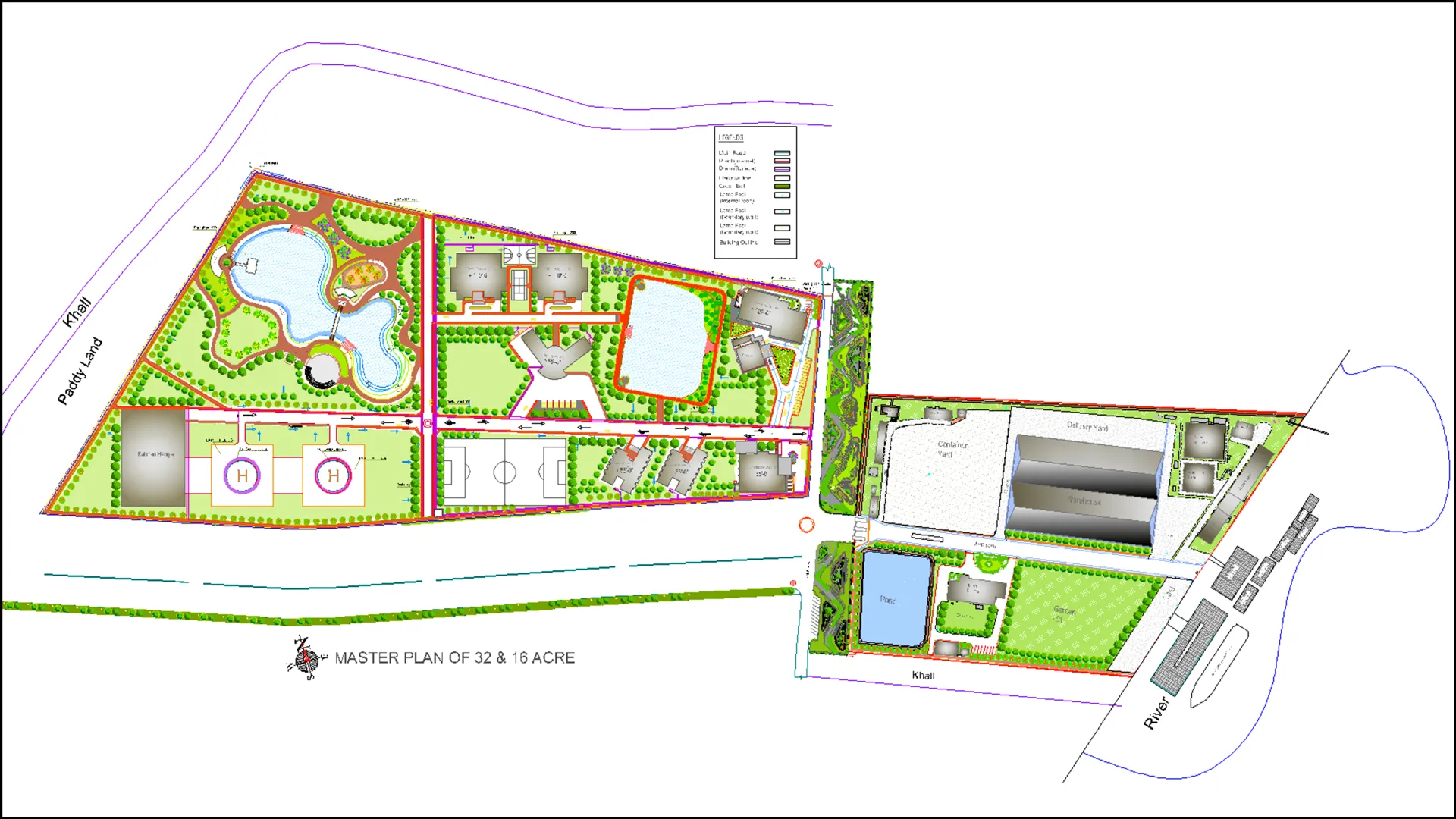 PAYRA PORT – Ancillary Facilities – Master Plan – 16 & 32 Acre