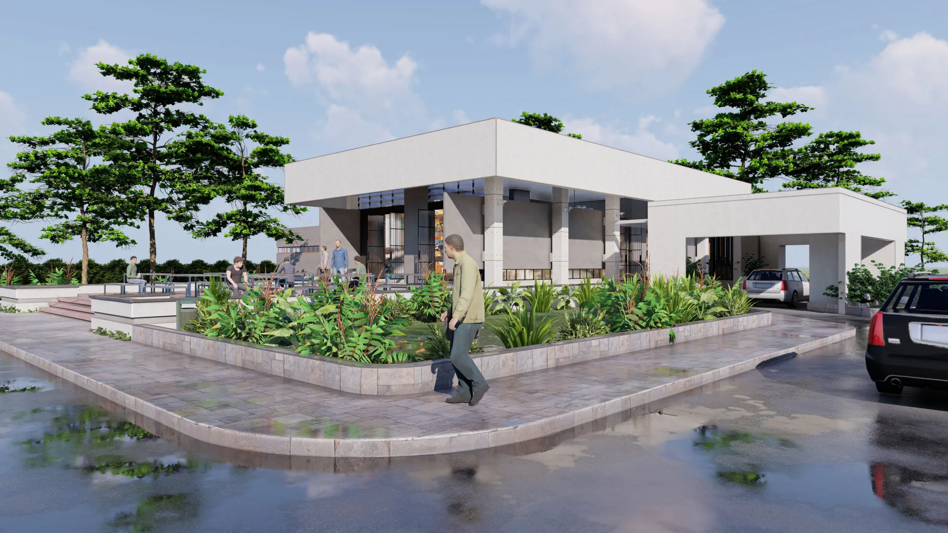 Payra Port First Terminal Cafeteria