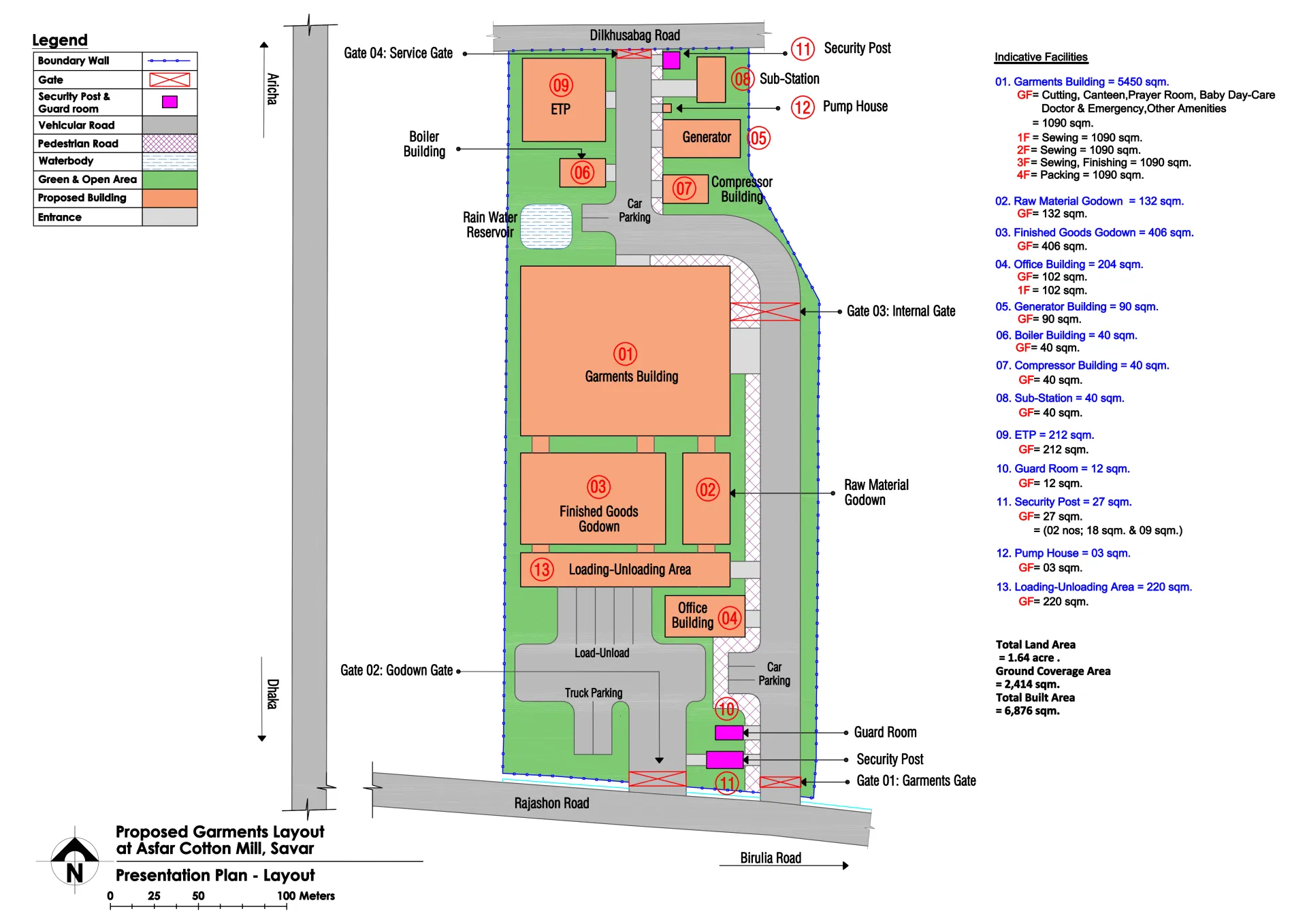 Feasibility Study for Development of Afsar Cotton Mill Site at Savar