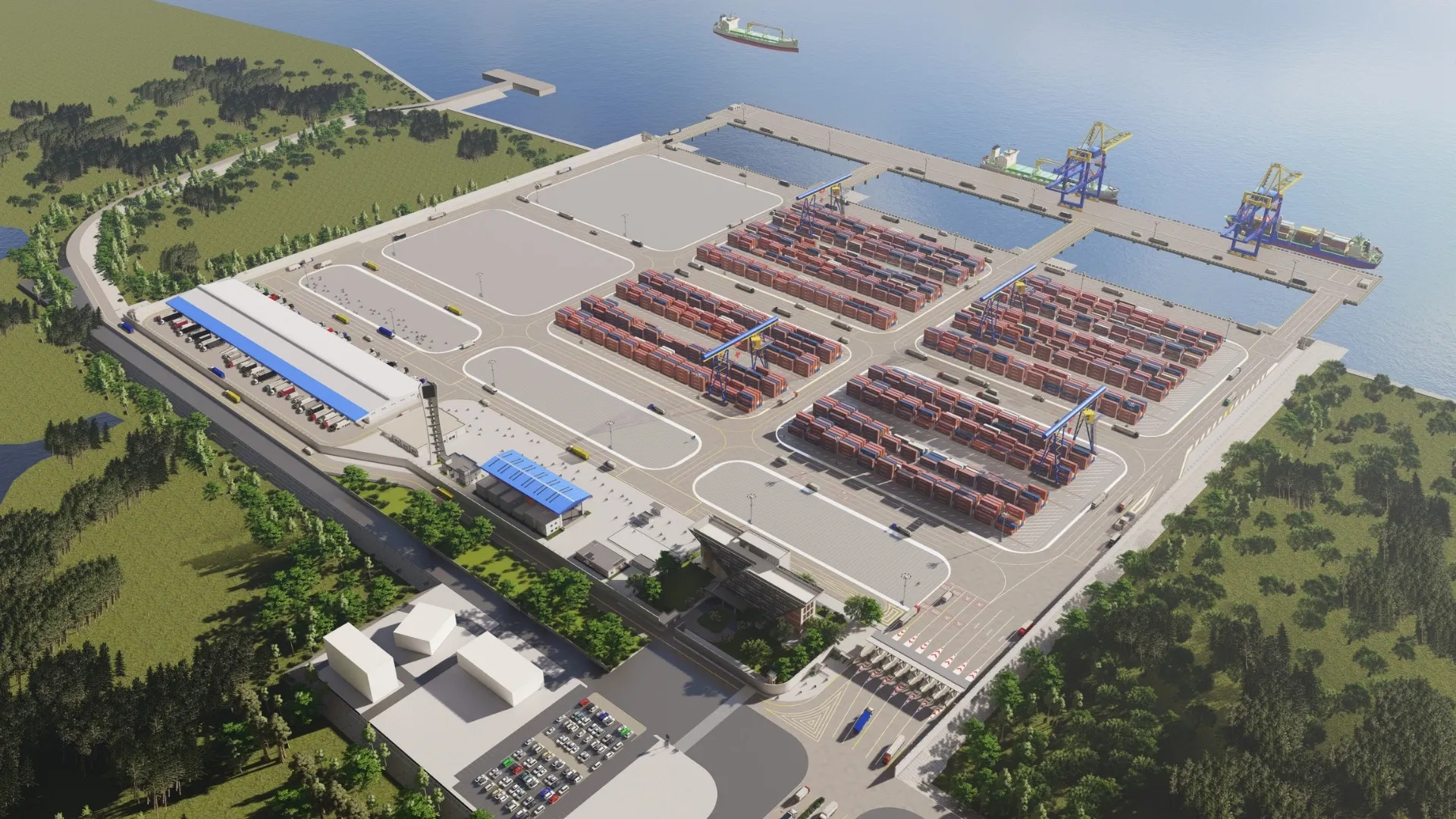 Sea Port Masterplan Design